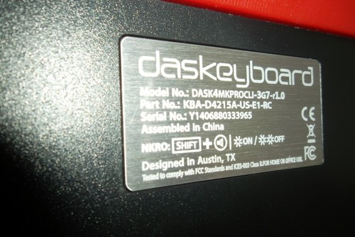 Das Keyboard 4 Professional Mechanical USB 3.0 DASK4MKPROCLI-RF Cherry MX Blue - Picture 7 of 11