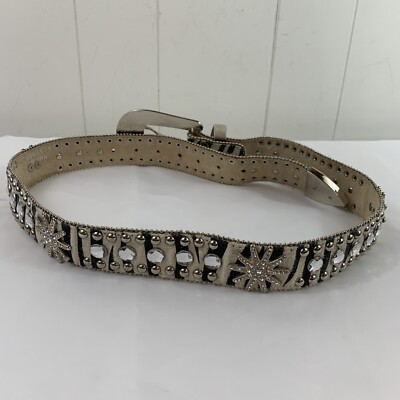 Bandalo:re （Bグレ） Blazin Roxx Zebra Bling Rhinestone Crystal Studded Western