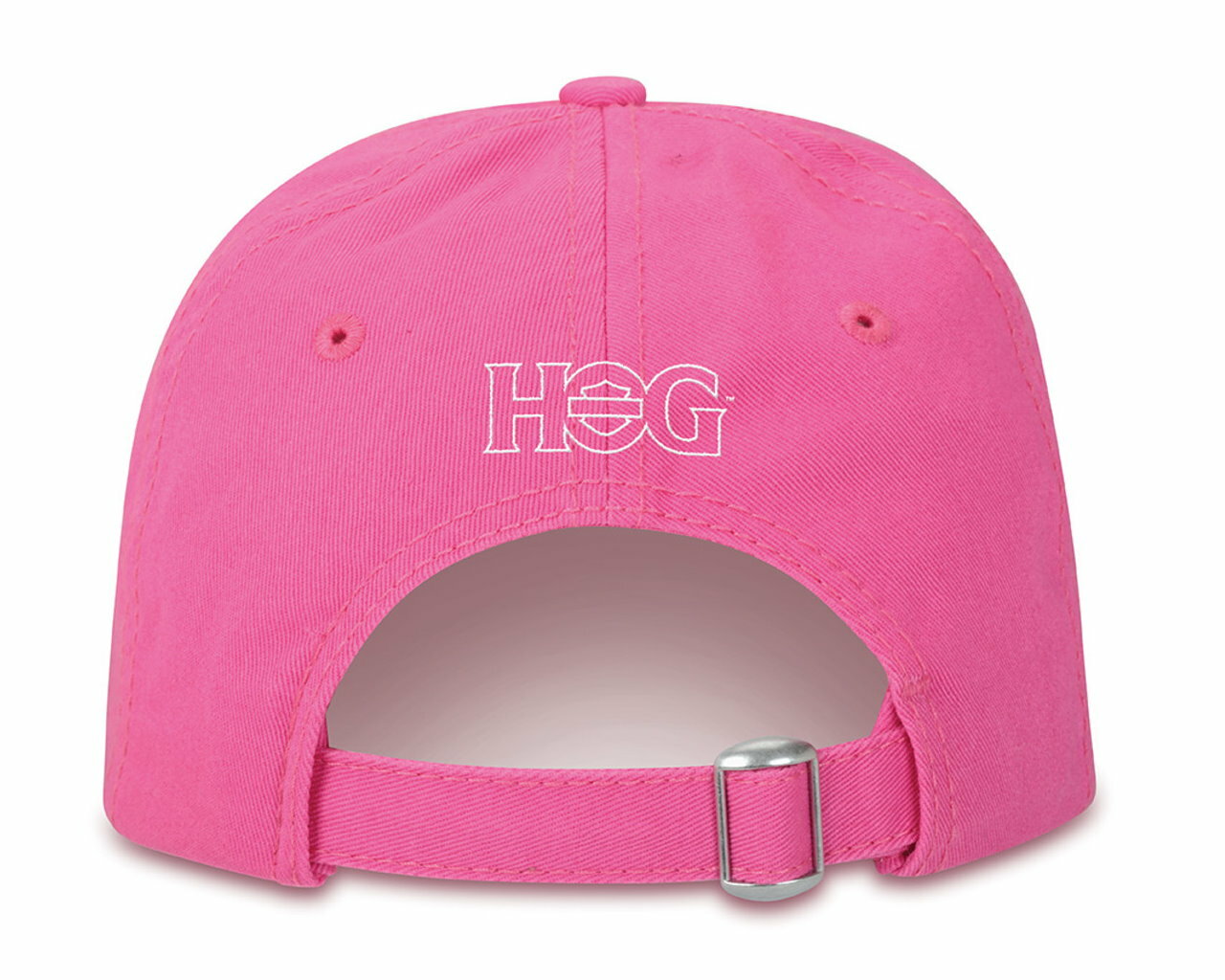 Harley Davidson Ladies of Harley Hat Distressed Pink Cap Baseball LOH