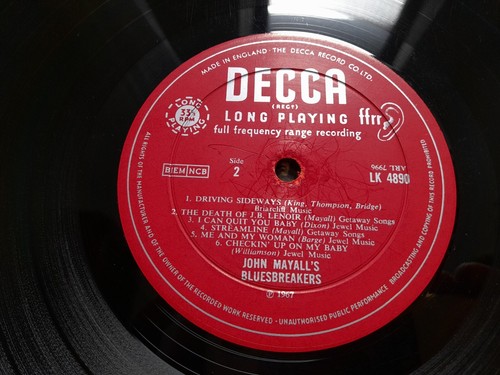JOHN MAYALL Crusade *UK DECCA EAR MONO LK4890 VINYL LP 1967* - Foto 5 di 6