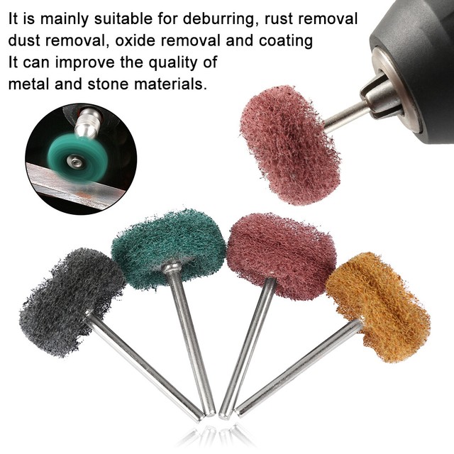 60pc Polishing Wheel Drill Bit Polisher Buffing MOP Metal Wood Kit for