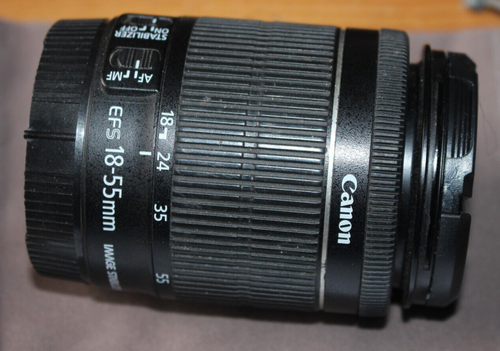 FAULTY Canon 18-55mm f/3.5-5.6 EF-S IS-STM DSLR Camera lens