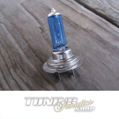 1x XENON SUPER WHITE HALOGEN BULBS 6000K H7 E TEST MARK 12V 55W
