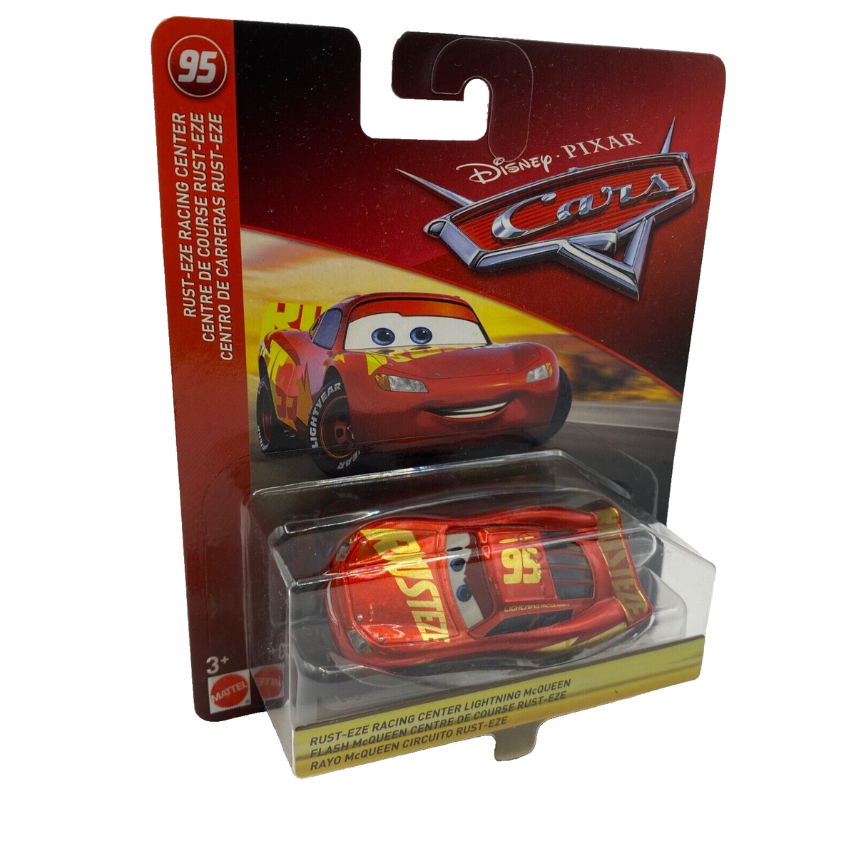 Disney Pixar Cars - Rust-Eze Racing Centre Lightning McQueen