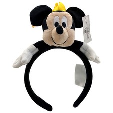 Disney Party Mickey Plush Ear Headband Shanghai Disneyland Cartoon Exclusive New