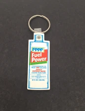 FPPF Fuel Power Diesel Truck Fuel Treatment Injector Cleaner Ad Keychain Bottle