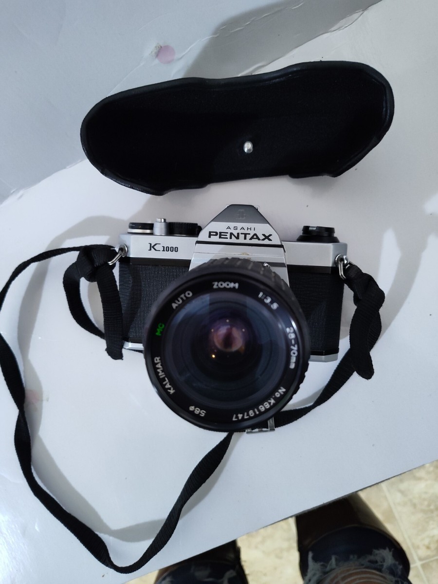 【美品・訳あり】PENTAX K1000 28-70mmレンズ付　フィルムカメラ Vintage Pentax K1000 Film Camera 28-70mm lens &Case | eBay
