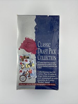 1991 Classic Draft Pick Collection Wax Box Baseball Football Basketball Sealed