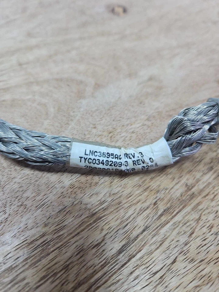 97-06 Jaguar XK8 XKR X100 аккумулятор заземления отрицательный кабель плетеный LNC3695AC OEM - Изображение 3 из 4