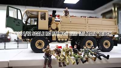 Cross RC FC6 1:12 RTR RC Military Truck Model Cars 6WD Off