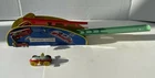 Vintage 1940's Tin Wind Up WOLVERINE Jet Roller Coaster Toy & Car, Made in USA
