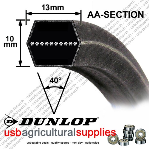 COUNTAX WESTWOOD 36" IBS DECK BELT AA105 22869800 HGM MULCHER NEXT DAY DELIVERY - Picture 3 of 6