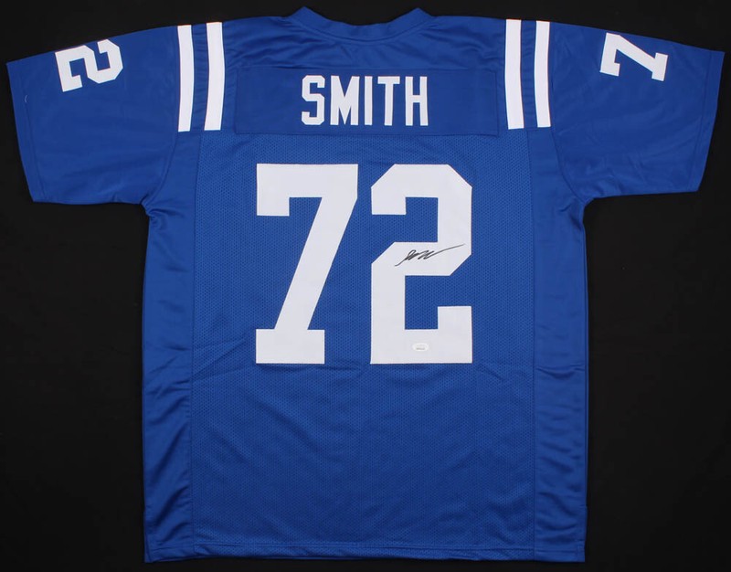 Braden Smith Signed Indianapolis Colts Jersey (JSA COA) 2018 2nd rd Draft Pick 