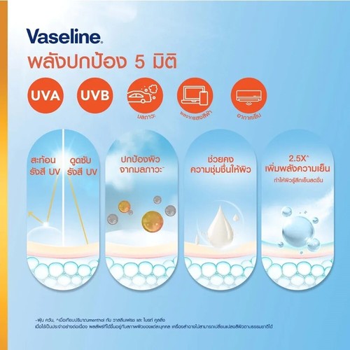 3x170ml Body Lotion Skin Vaseline Healthy Bright Serum Daliy Refresh SPF50+ 5 oz - Picture 5 of 11