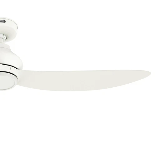 Hunter 52 inch Mazzini ENERGY STAR Matte White Damp Rated Ceiling Fan and Remote - Picture 12 of 15