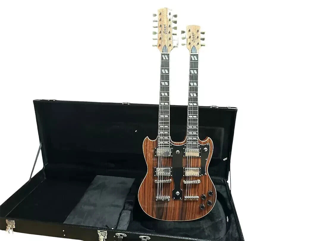 NEW ZEBRNO 12/6 SOLID DOUBLE NECK VINTAGE STYLE ELECTRIC NEW ZEBRNO 12/6 SOLID DOUBLE NECK VINTAGE STYLE ELECTRIC