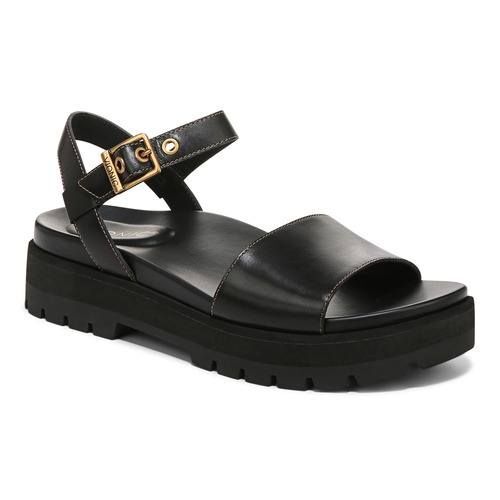 VIONIC ONYX JAMIE SANDALS IN BLACK LEATHER SIZE UK 7 / EUR 40.5 *RRP £130 - Picture 1 of 8