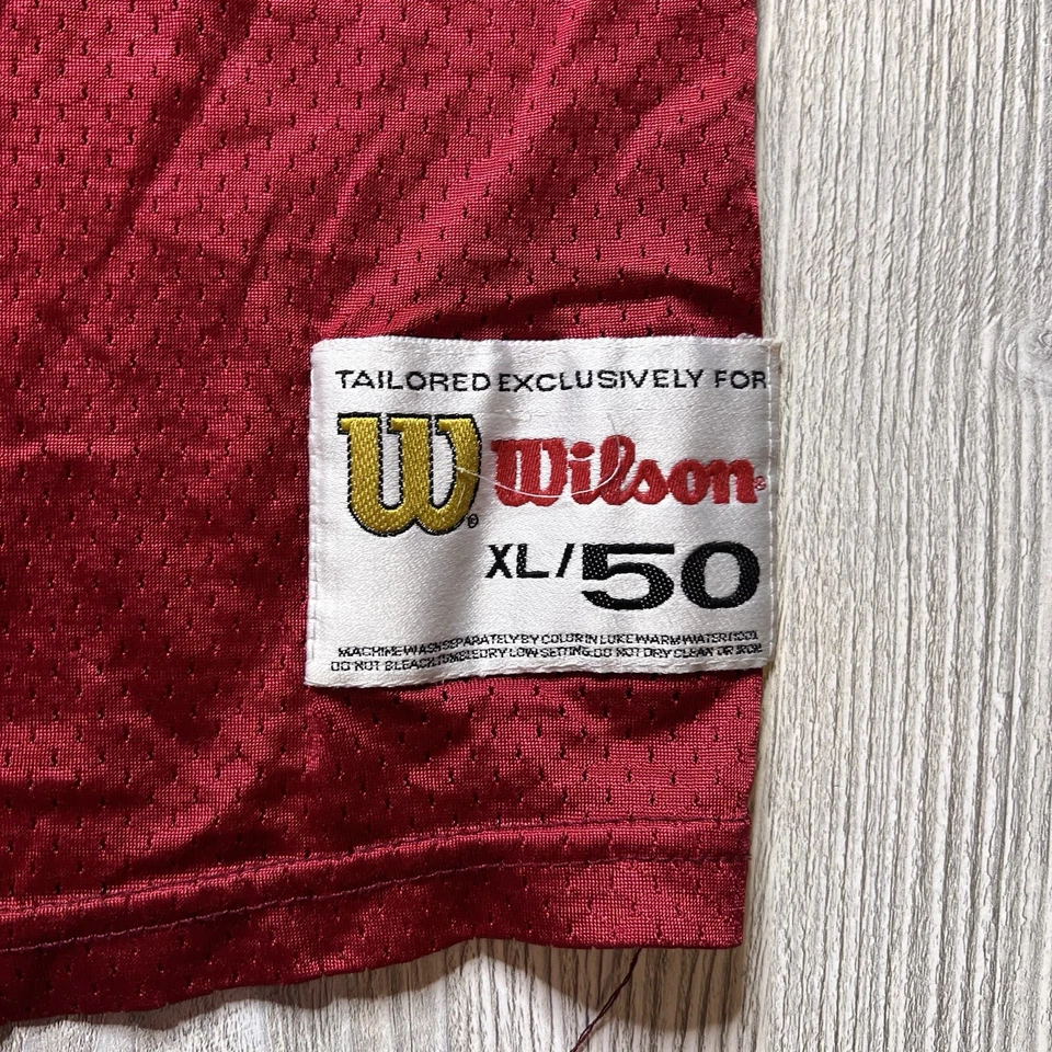 NFL San Francisco 49ers Jerry Rice #80 Camiseta De Colección Wilson XL 50 Hecha en EE. UU. Foto 3 de 4