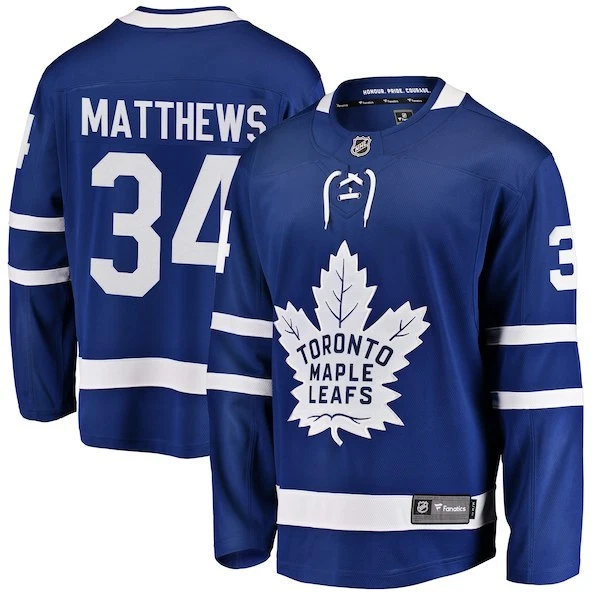 Auston Matthews White Toronto Maple Leafs Autographed Fanatics Breakaway  Jersey