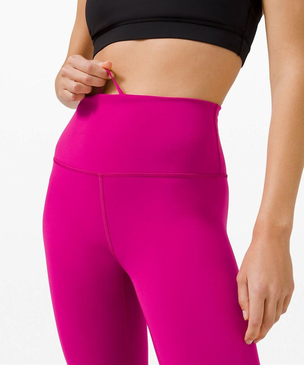 NEW LULULEMON Wunder Train HR 25 Tight 2 8 Ripened Raspberry