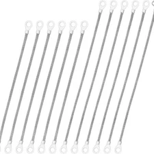 12 PCS Universal Automotive Braided Ground Strap, 10/12 inch Engine Ground Strap