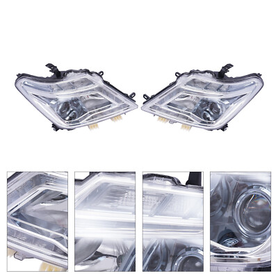 For 2017-2020 Nissan Armada Headlight Front Halogen Headlamps Left+Right Set OEM