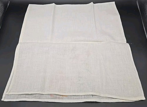 Vintage Menge 7 Mehlsack Geschirrtücher 28x15 bemalt blau Vögel Hausarbeit - Bild 11 von 11