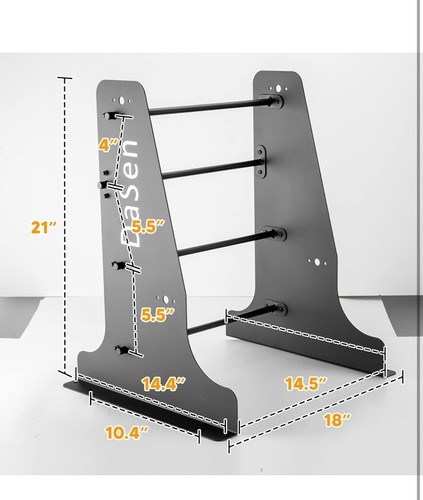 Wall Mount Storage Rack For Tour Trunk Pack Pak Backrest Luggage Rack - Foto 3 di 4