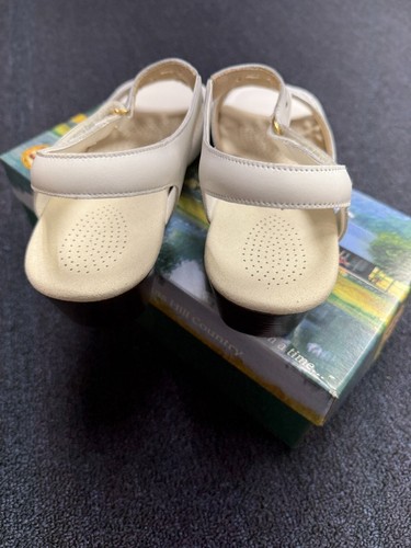 Sandalo SAS Sunburst cinturino tacco misura 11 pelle floreale casual comodo bianco - Foto 6 di 8