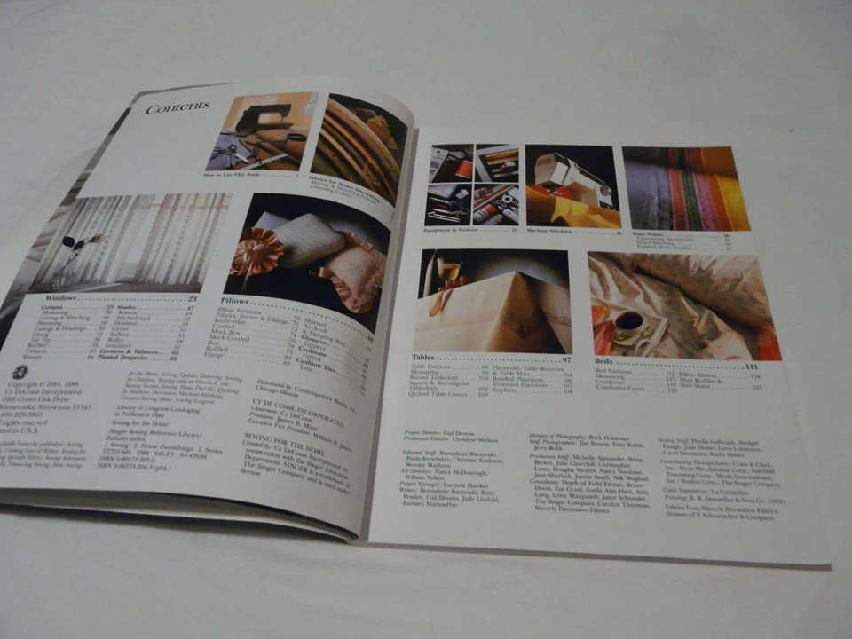 Singer Sewing Reference Library Sewing for the Home Softcover 1988 128 pages - Image 4 of 4