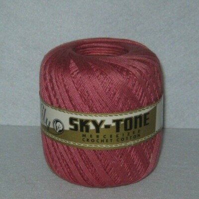 Lily- Sky Tone - Crochet Thread - Art 123 - Medium Pink - New Package