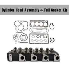 Complete Cylinder Head & Full Gasket Kit Compatible With Kubota V1505 Engine USA