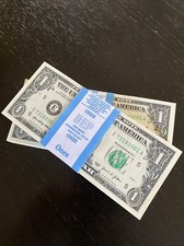 (200 New) $1 One Doller Bills 2021 Uncirculated Consecutive Serial #s