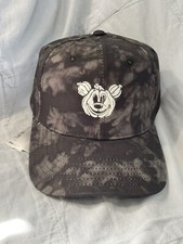 NEW Disney Parks Mickey Mouse Jack-o'-Lantern Glow Tie Dye Baseball Cap Adult
