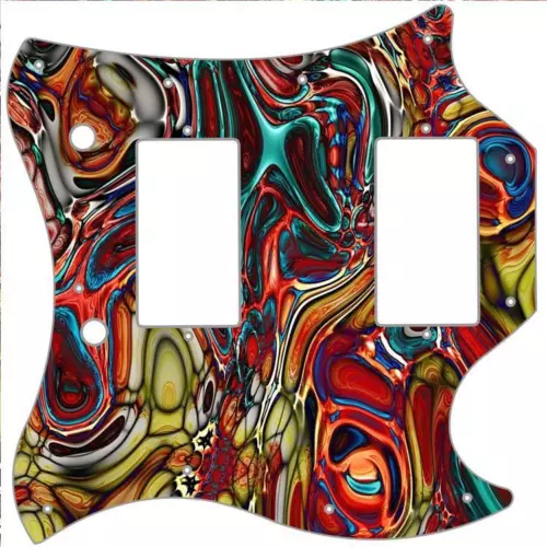 SG Standard Pickguard Custom Gibson Graphical Guitar Pick Guard Abstract 15