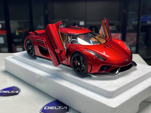 Auto art 1/18 Koenigsegg Regera In Candy Red - Picture 2 of 9