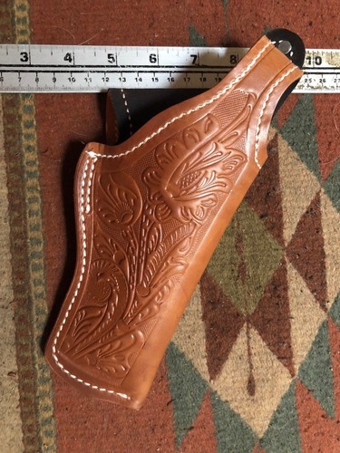 Fits Taurus Models 66 627 357 Mag 4" Barrel Suede Lined Leather Holster - Picture 8 of 8