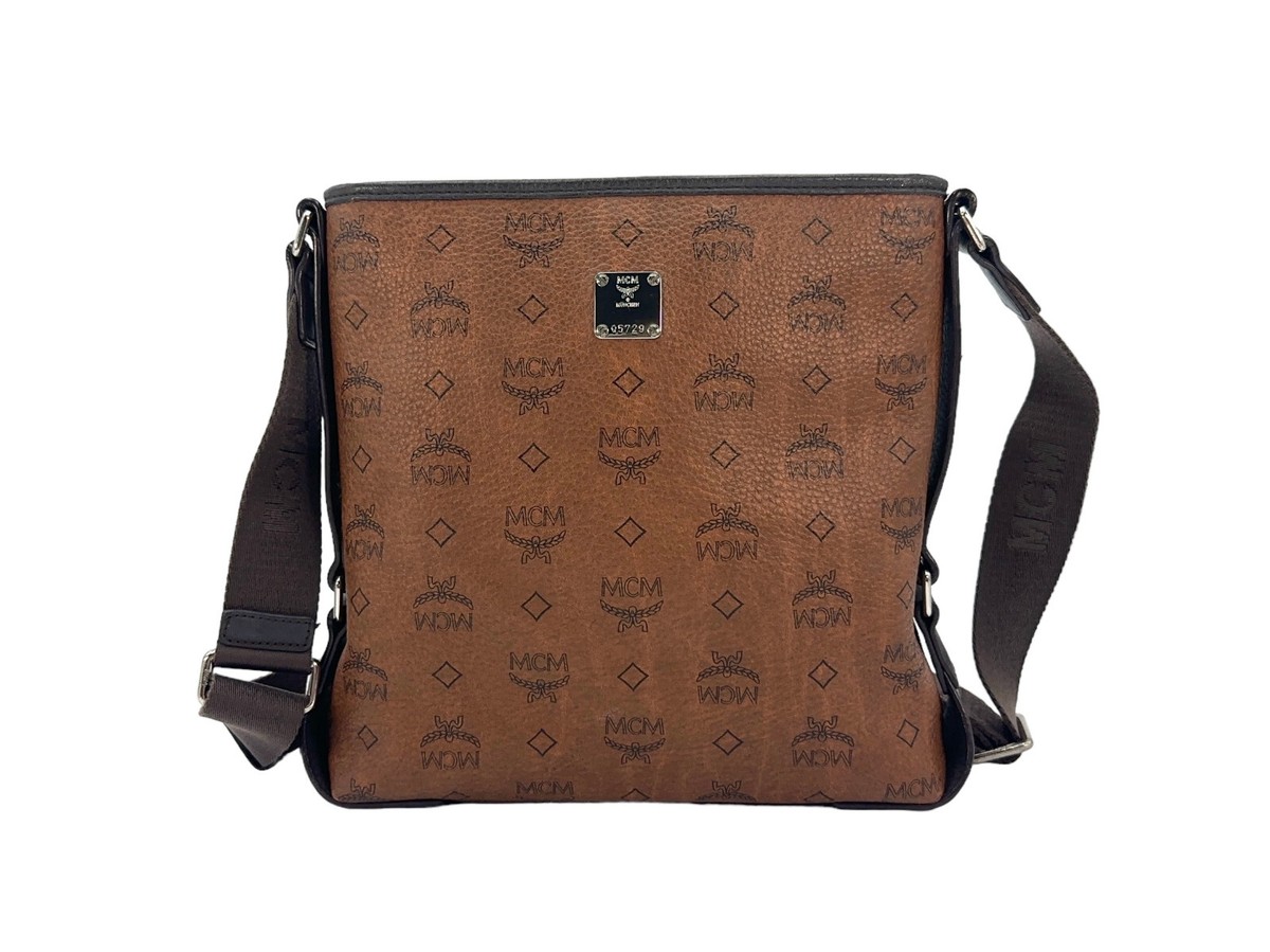 MCM Visetos Messenger Bag Handtasche Umhängetasche Crossbody