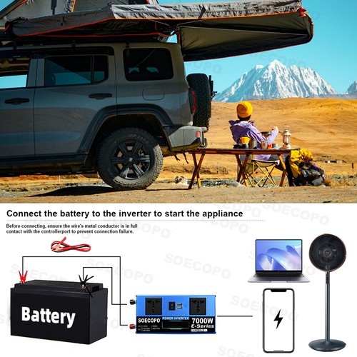 7000W Complete Solar Panel Kits Solar Power Generator 100A Home 110V/220V Syst - Picture 11 of 21