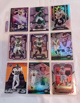 2022-23 New York Jets Card LOT (9) MIXED
