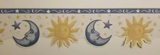 SUN AND MOON WALLPAPER BORDER BY IMPERIAL WALLCOVERINGS