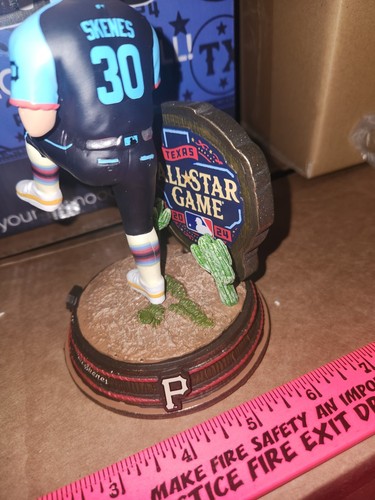 PAUL SKENES PIRATES MLB ASG TEXAS 2024 Big Head BOBBLEHEAD DOLL 47 of 124 FOCO - Picture 10 of 18