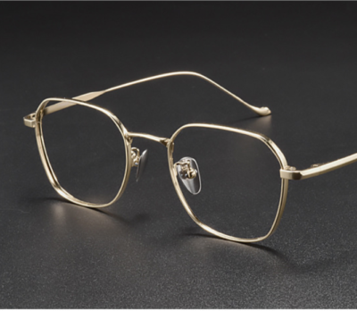 Ultralight Reading Glasses Japanese Polygon Women Men Retro