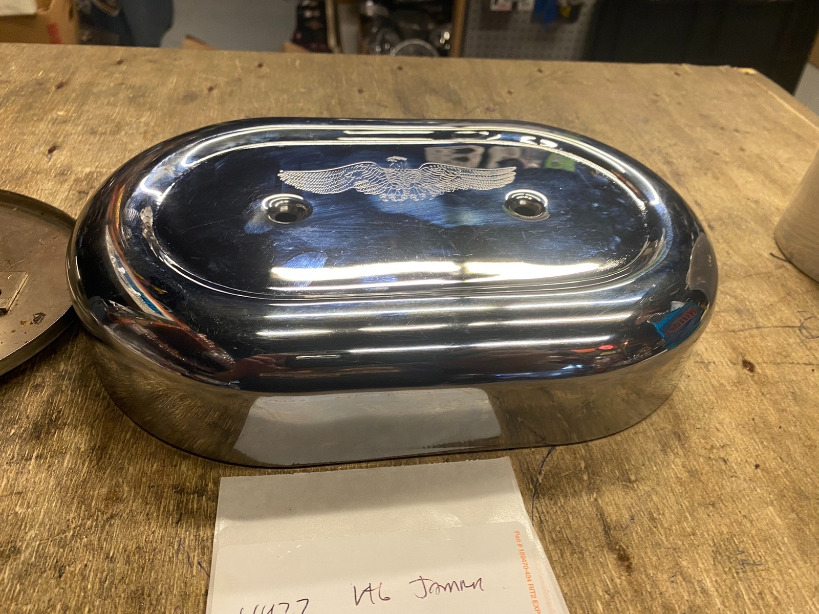 Vtg Jammer Enraved Air Cleaner Harley Shovelhead Ironhead Old Skool