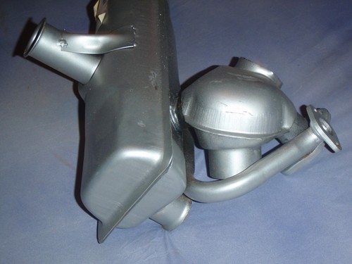 NOS Volkswagen Beetle Karmann Ghia Exhaust Muffler # 113251053 E Made in Sweden - Picture 7 of 12