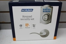 New Schlage EZ Install Keypad Security Set FBE365 V CAM 619 ACC Satin Nickel
