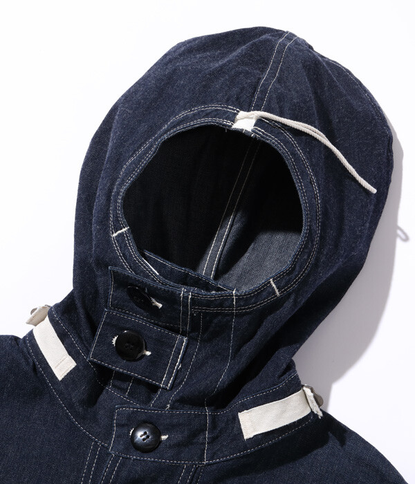 BUZZ RICKSON'S BR11703 U.S. NAVY DENIM GAS PROTECTIVE PARKA BUZZ RICKSON'S BR11703 U.S. NAVY DENIM GAS PROTECTIVE PARKA