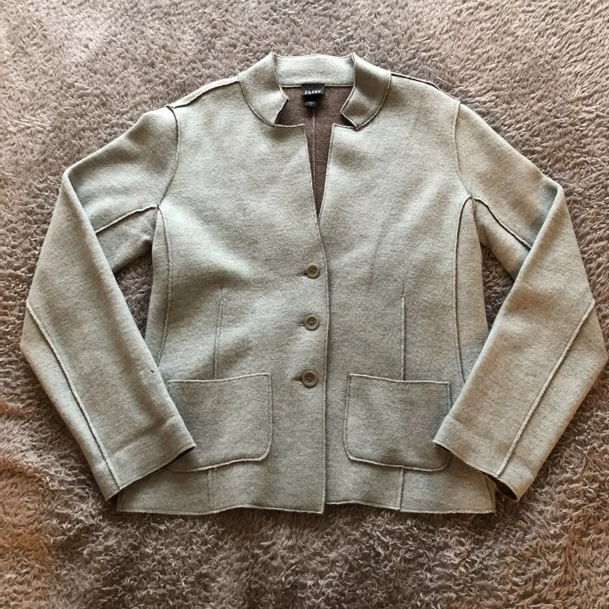 Eileen fisher clearance wool cardigan