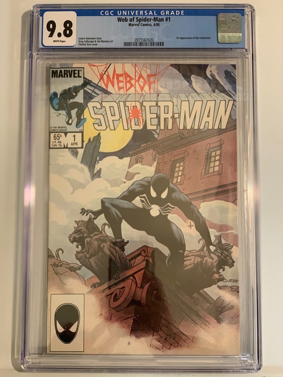 アメコミリーフ Web of Spider-Man #1 CGC 9.8 Web of Spiderman #1 CGC 9.8 1st owner “FREE shipping!!” | eBay