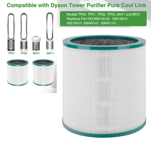 2 Pack Filter For Dyson TP01 TP02 TP03 BP01 Pure Cool Link Tower Air Purifier - Bild 2 von 9